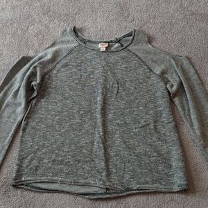 NWOT womens open shoulder sweater